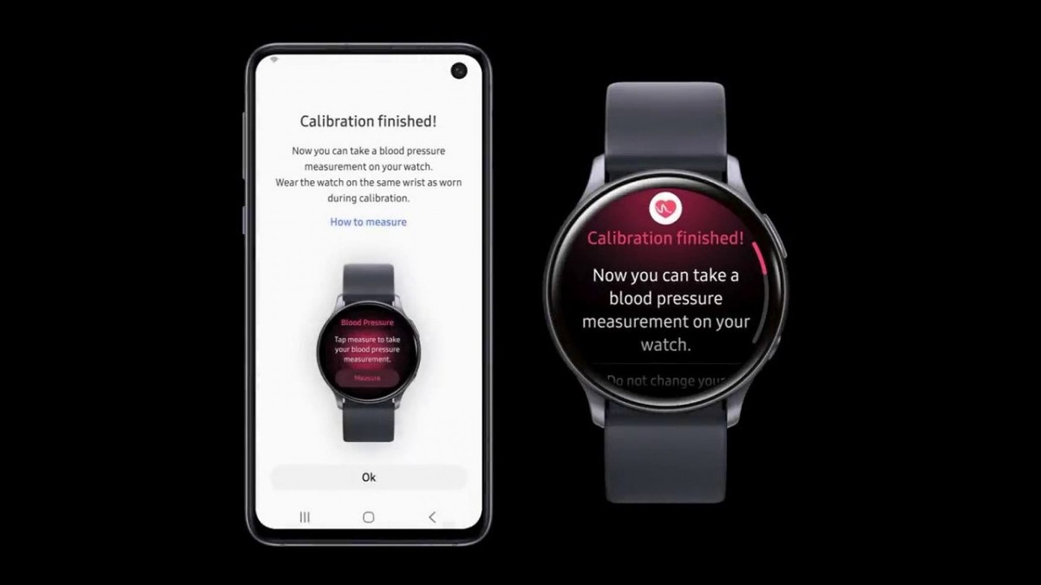 samsung smartwatch with blood pressure monitor